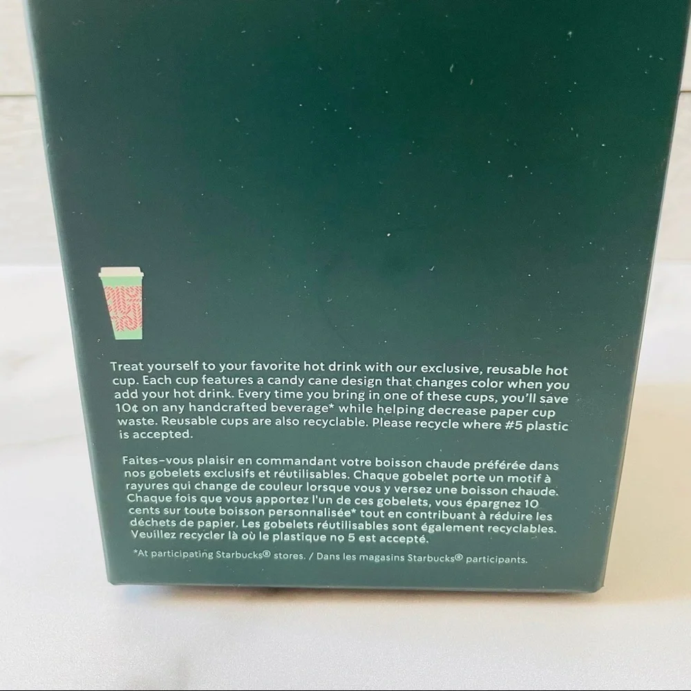 Starbucks 2020 Holiday Color Candy Changing Cups